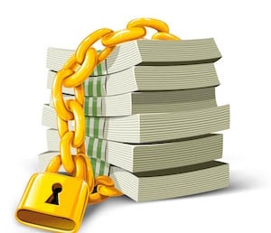 bigstockphoto_vector_money_with_gold_lock_is_3097071