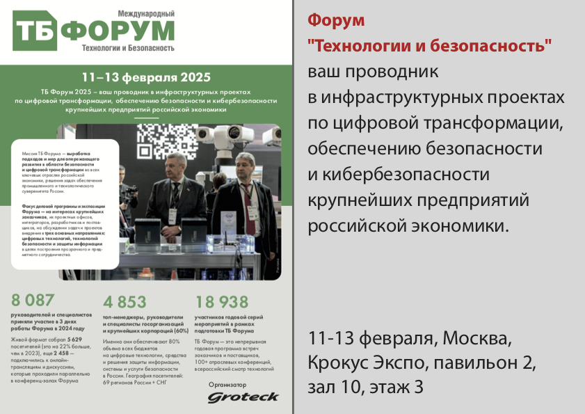 ТБ-Форум 2025: 11-13 февраля